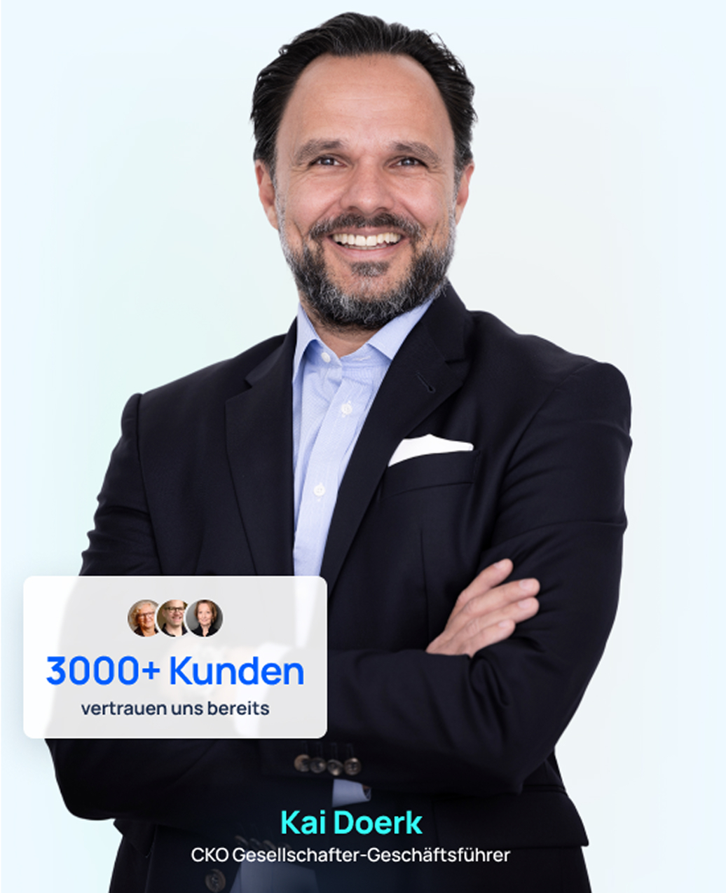 Portrait von Kai Doerk, mehr als 3000 Kunden bereits Versichert